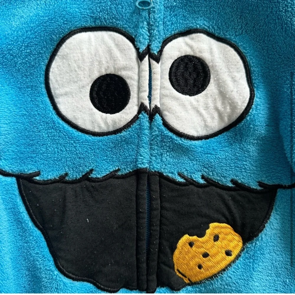 Blue Cookie Monster Hoodie - Picture 2 of 2